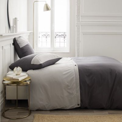 Housse de couette - 260 x 240 cm + taies - Apolline - Deux coloris