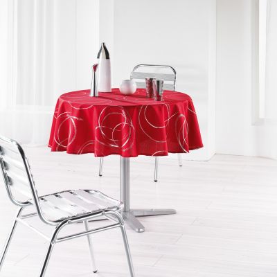 Nappe anti-tache - Ronde - Diamètre 180 cm - Bully - Différents coloris