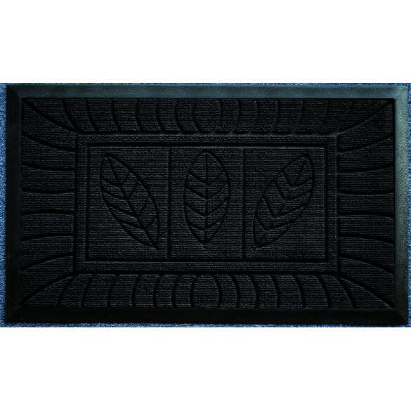 Tapis d'entrée antidérapant - 45 x 75 cm - Feuilles