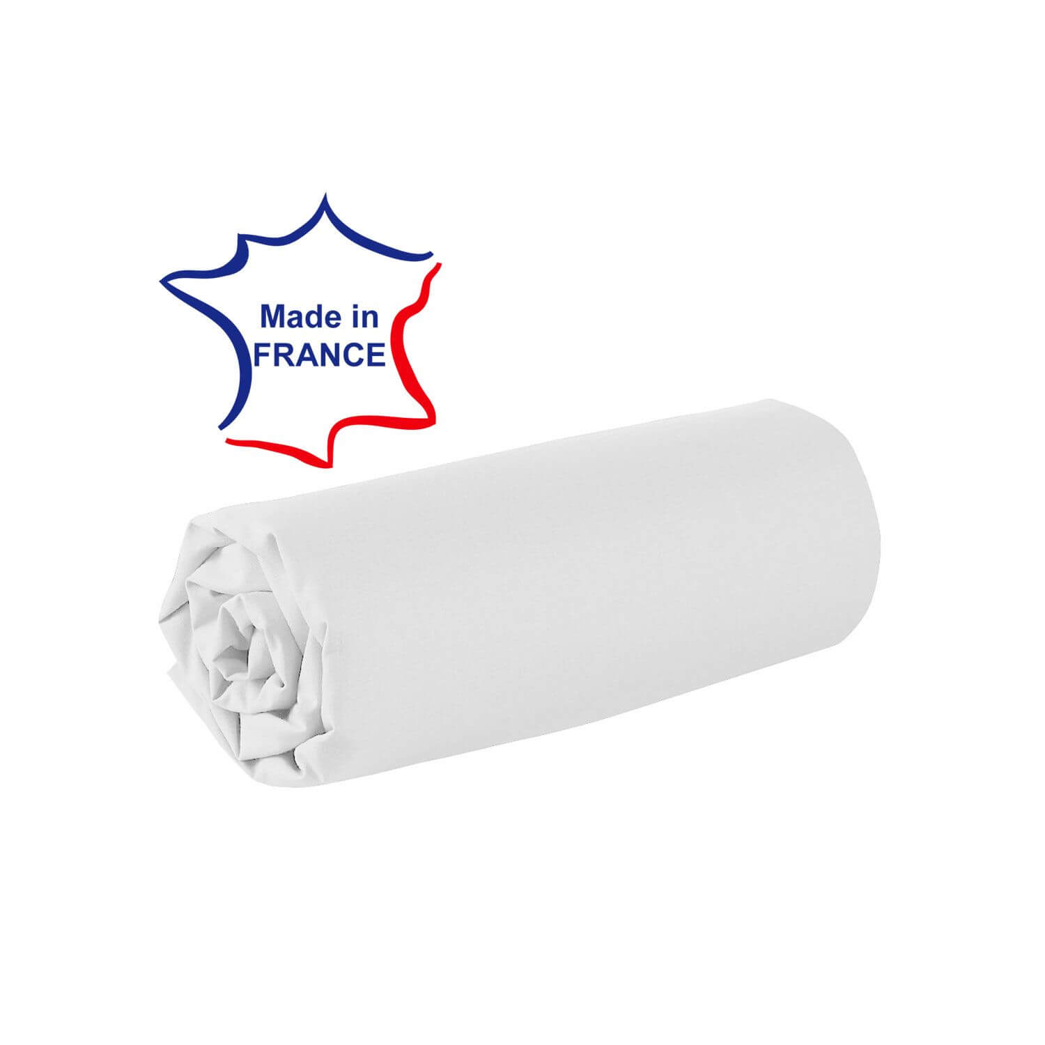 Drap housse 120 x 190 cm 100 coton 57 fils France