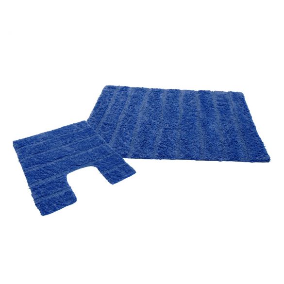 Ensemble tapis de bain - 50 x 80 cm et tapis contour WC - 50 x 50 cm Ensemble tapis de bain - 50 x 80 cm et tapis contour WC - 50 x 50 cm