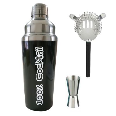 Coffret Cocktail - Shaker, accessoires et 4 recettes