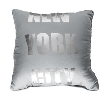 Coussin - 40 x 40 cm - NY - Silver - Différents coloris