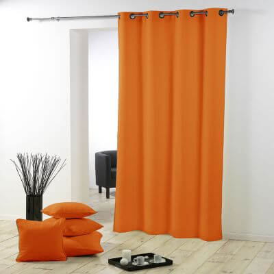 Rideau - Oeillets - 140 x 280 cm - Grande hauteur - Essentiel