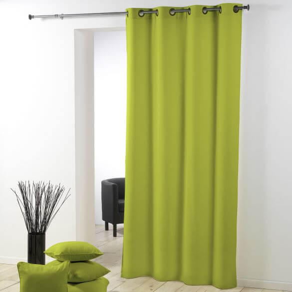 Rideau - Oeillets - 140 x 280 cm - Grande hauteur - Essentiel