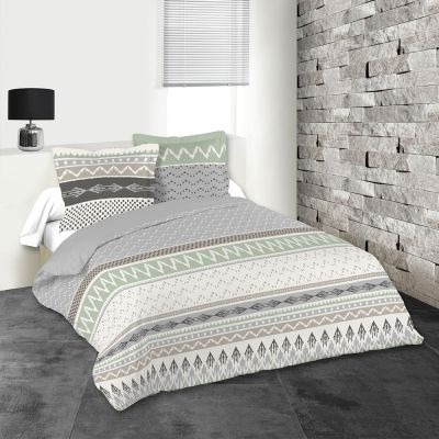 Housse de couette - 220 x 240 cm + Taies - Greeny
