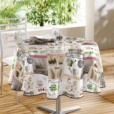 Nappe Plastique Ronde