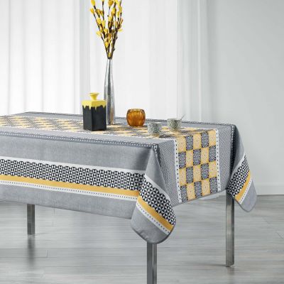 Nappe rectangle - Mosaïque graphique - 150 x 240 cm - Polyester