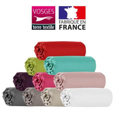 drap housse 120 Jersey extensible 100% coton 57 fils