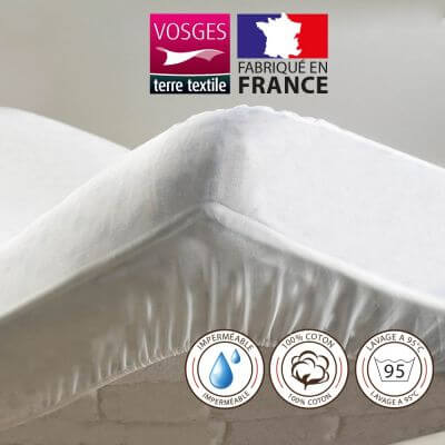 Alèse, protège matelas anti-acariens - 100% naturel végétal