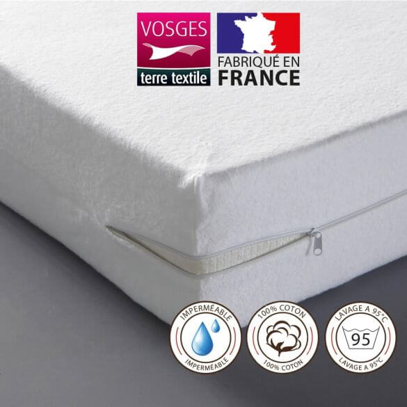 Housse complète rénove matelas molleton imperméable - bonnet 16 à