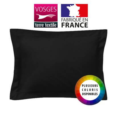 Taie d'oreiller rectangle - 50 x 75 cm - 100% coton - France