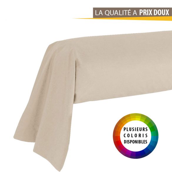 Taie de traversin - 85 x 185 cm - unie Taie de traversin - 85 x 185 cm - unie
