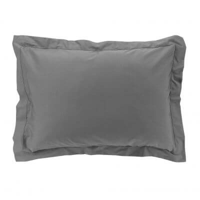 Taie d'oreiller rectangle - 50 x 70 cm - Percale - 78 fils - Uni