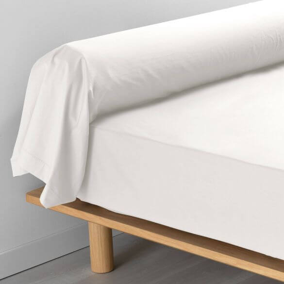 Taie de traversin - 85 x 185 cm - Percale - 78 fils - Uni Taie de traversin - 85 x 185 cm - Percale - 78 fils - Uni