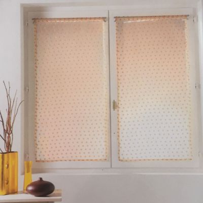 Panneau voile passe tringle - 2 x 60 x 90 cm - Orange