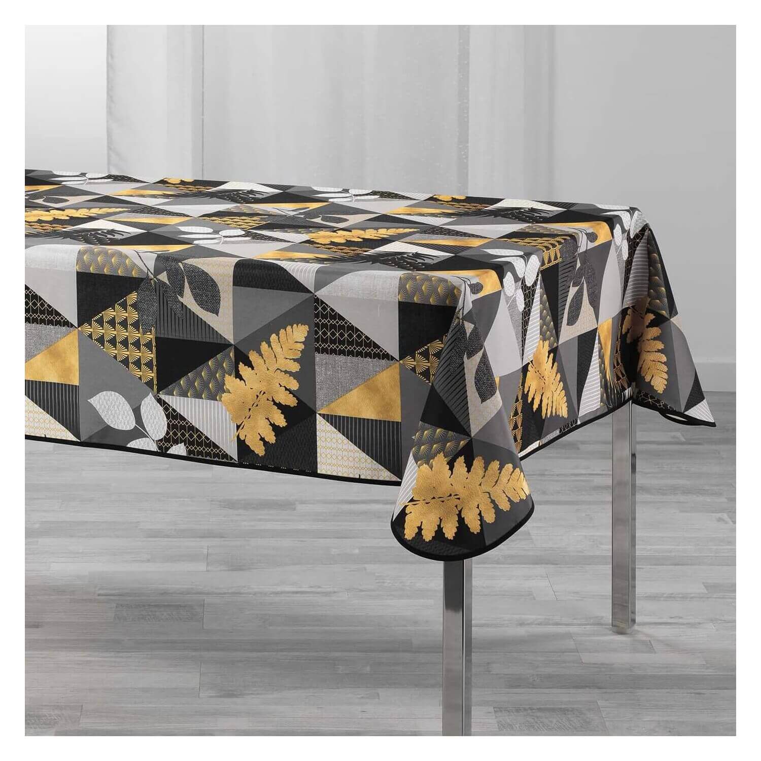 Nappe antitache rectangulaire - 150 x 240 cm - Polyester - Motifs modernes et graphiques