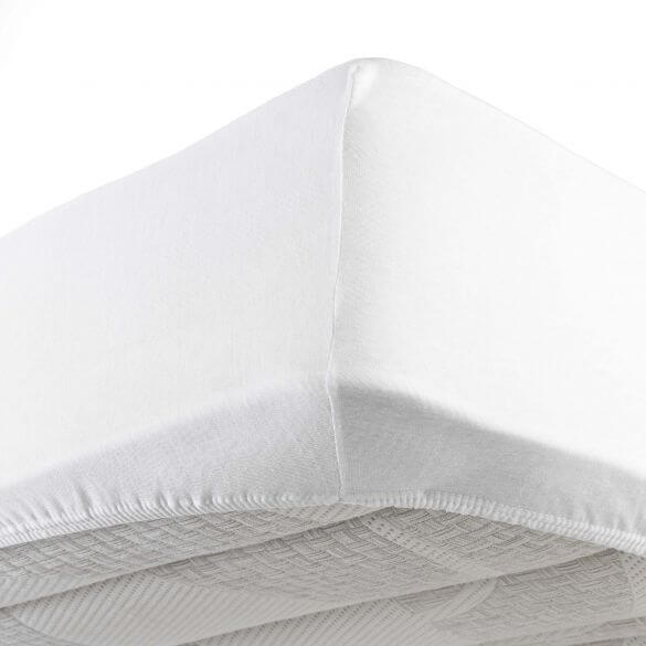 Drap housse jersey uni en 100% coton 160 x 200 cm - Conforama