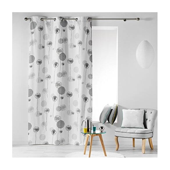 Rideau - Oeillets - 140 x 280 cm - Pissenlits Rideau - Oeillets - 140 x 280 cm - Pissenlits