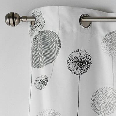 Rideau - Oeillets - 140 x 280 cm - Pissenlits