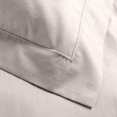 Taie d'oreiller rectangle - 50 x 70 cm - Percale - 78 fils - Uni