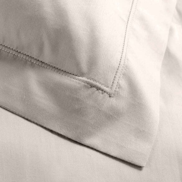 Taie d'oreiller rectangle - 50 x 70 cm - Percale - 78 fils - Uni