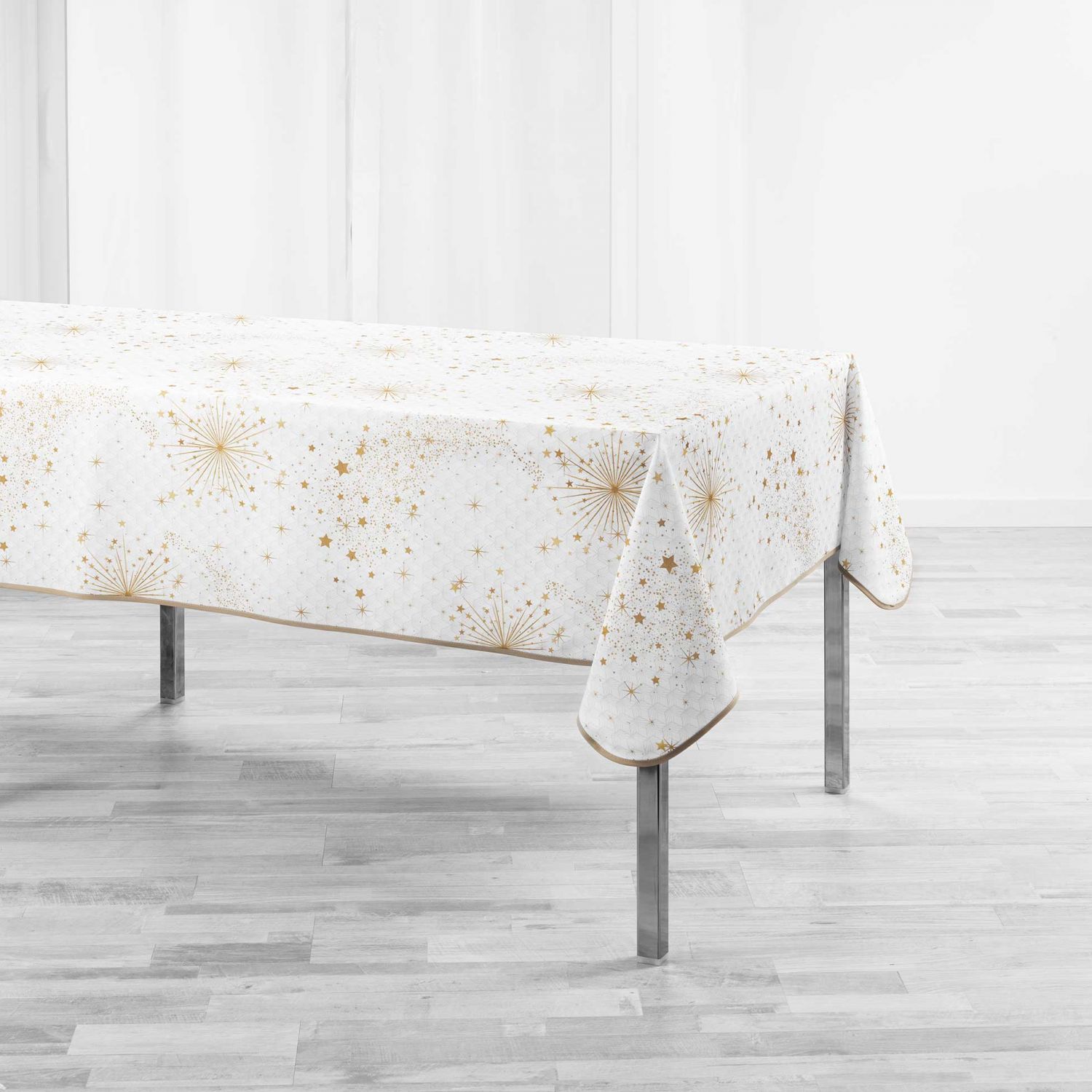 Nappe anti tache infroissable 150 x 240 cm - Fête étoilée