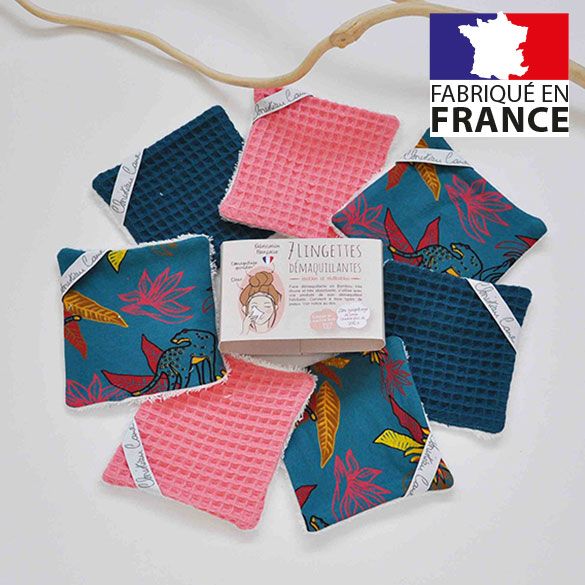 7 Lingettes démaquillantes lavables et réutilisables - Made in France 7 Lingettes démaquillantes lavables et réutilisables - Made in France
