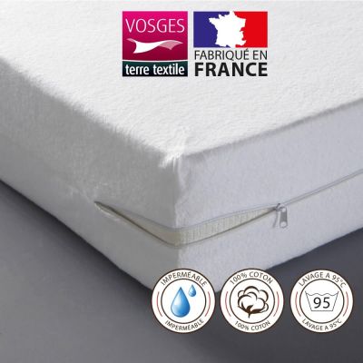 Rénove matelas imperméable - 140 x 190 cm - Molleton - France