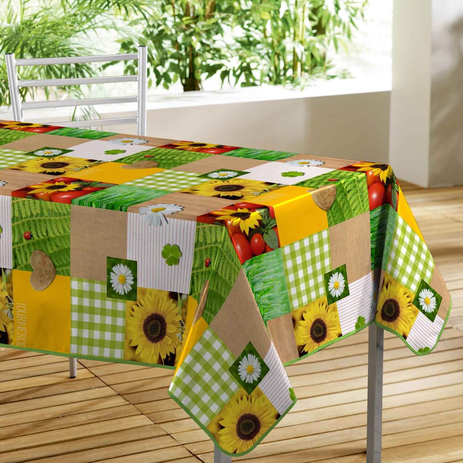 NAPPE TOILE CIREE 140X240 RECTANGLE