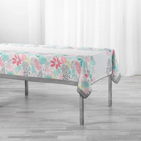 Nappe antitache rectangulaire - 150 x 200 cm - Feuillages colorés Nappe antitache rectangulaire - 150 x 200 cm - Feuillages colorés