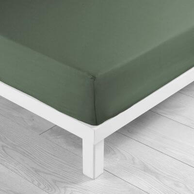Drap housse - 160 x 200 cm - Grand bonnet - 57 fils - Uni