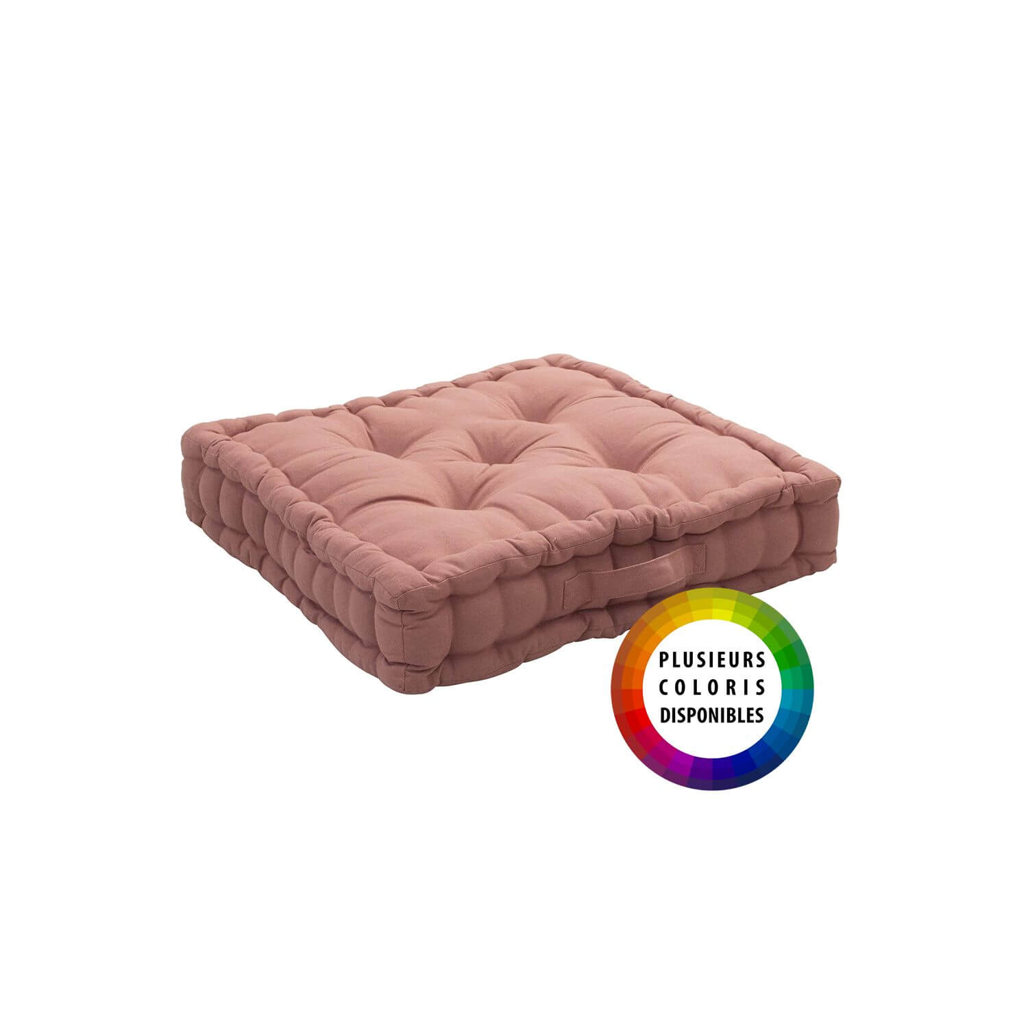 Coussin De Sol Garni 50 X 50 Cm 100 Coton