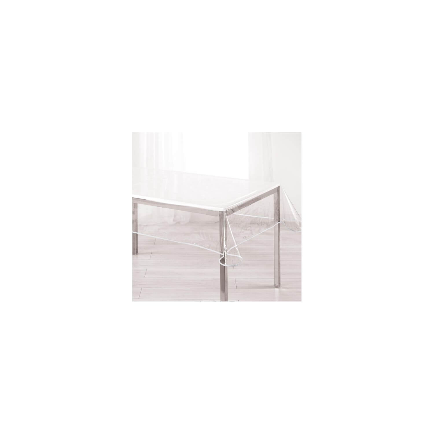 Nappe - Cristal transparent rectangle - 140 x 240 cm - Garden