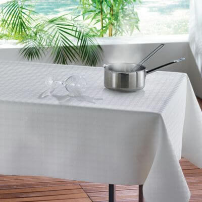 Nappe transparente (0,5mm) 200 X 70 cm - Toile cirée, protège table