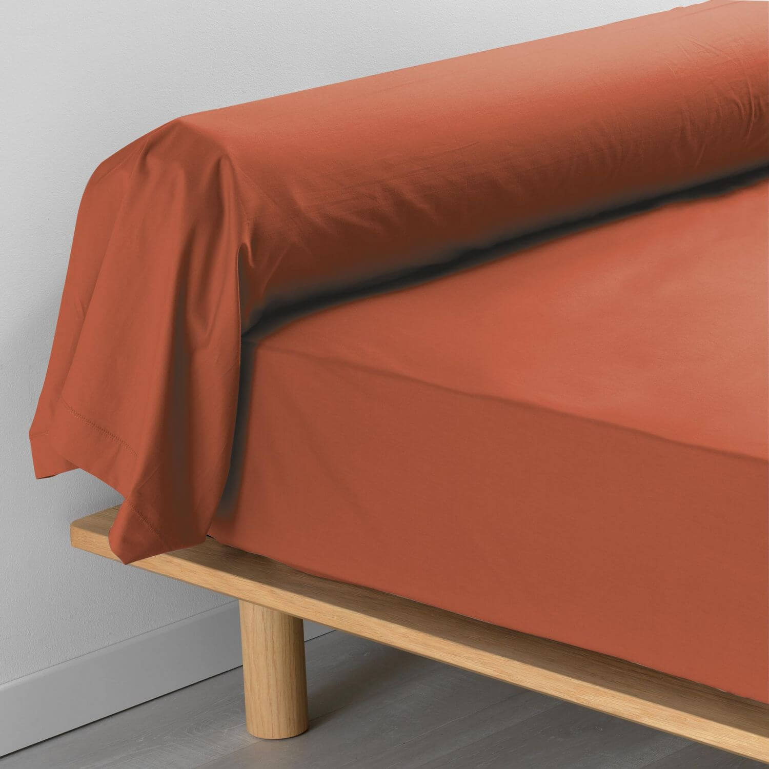 Taie de traversin - 85 x 185 cm - Percale - 78 fils - Uni