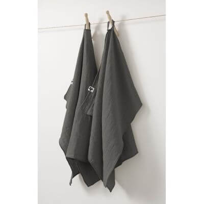 Lot de 2 essuie-mains Gaze de coton 50 x 70 cm