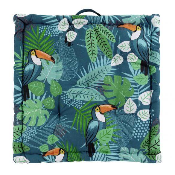 Coussin de sol garni - 60 x 60 cm x 10 cm - Pacifique - Uni Coussin de sol garni - 60 x 60 cm x 10 cm - Pacifique - Uni
