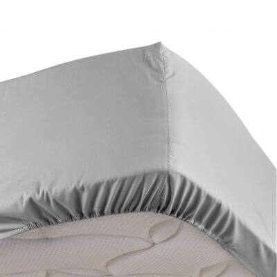 Drap housse - 180 x 200 cm - Percale - 78 fils - Uni