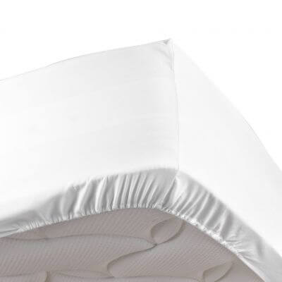 Drap housse - 160 x 200 cm - Percale - 78 fils - Uni