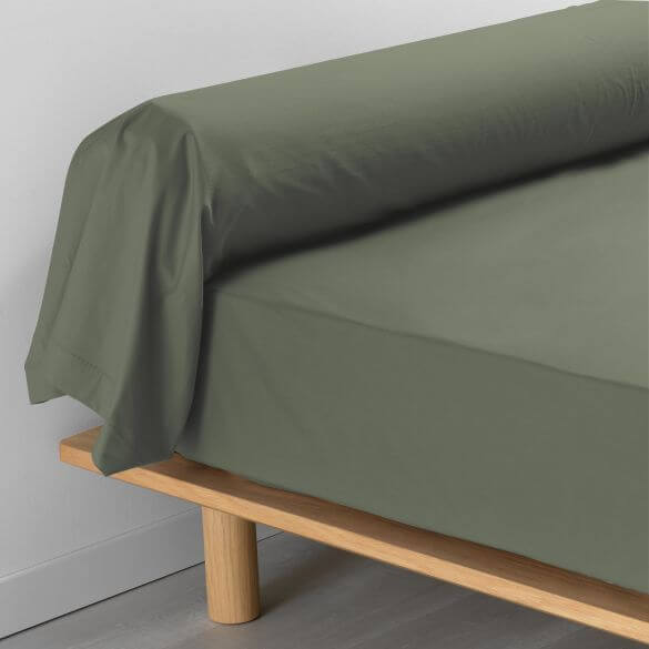 Taie de traversin - 85 x 185 cm - Percale - 78 fils - Uni