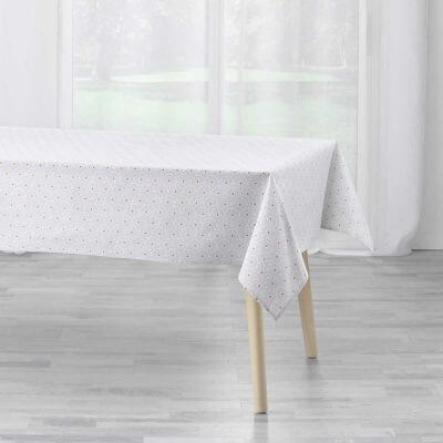 Nappe rectangulaire - 140 x 240 cm - Coton - Feux d'artifice