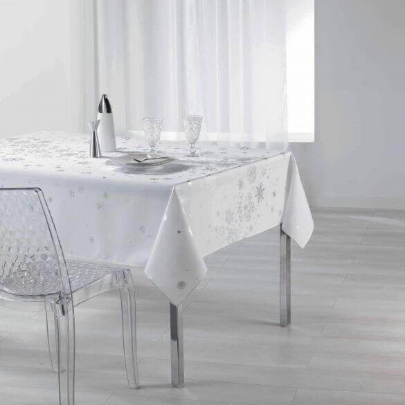 Nappe anti-tache - Rectangle - 150 x 300 cm - Constellation, flocons et Noël Nappe anti-tache - Rectangle - 150 x 300 cm - Constellation, flocons et Noël
