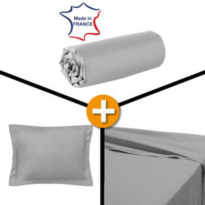 Le drap-housse ultra doux - Jersey - Extensible - 100% coton - Douteux -  120x200x30cm