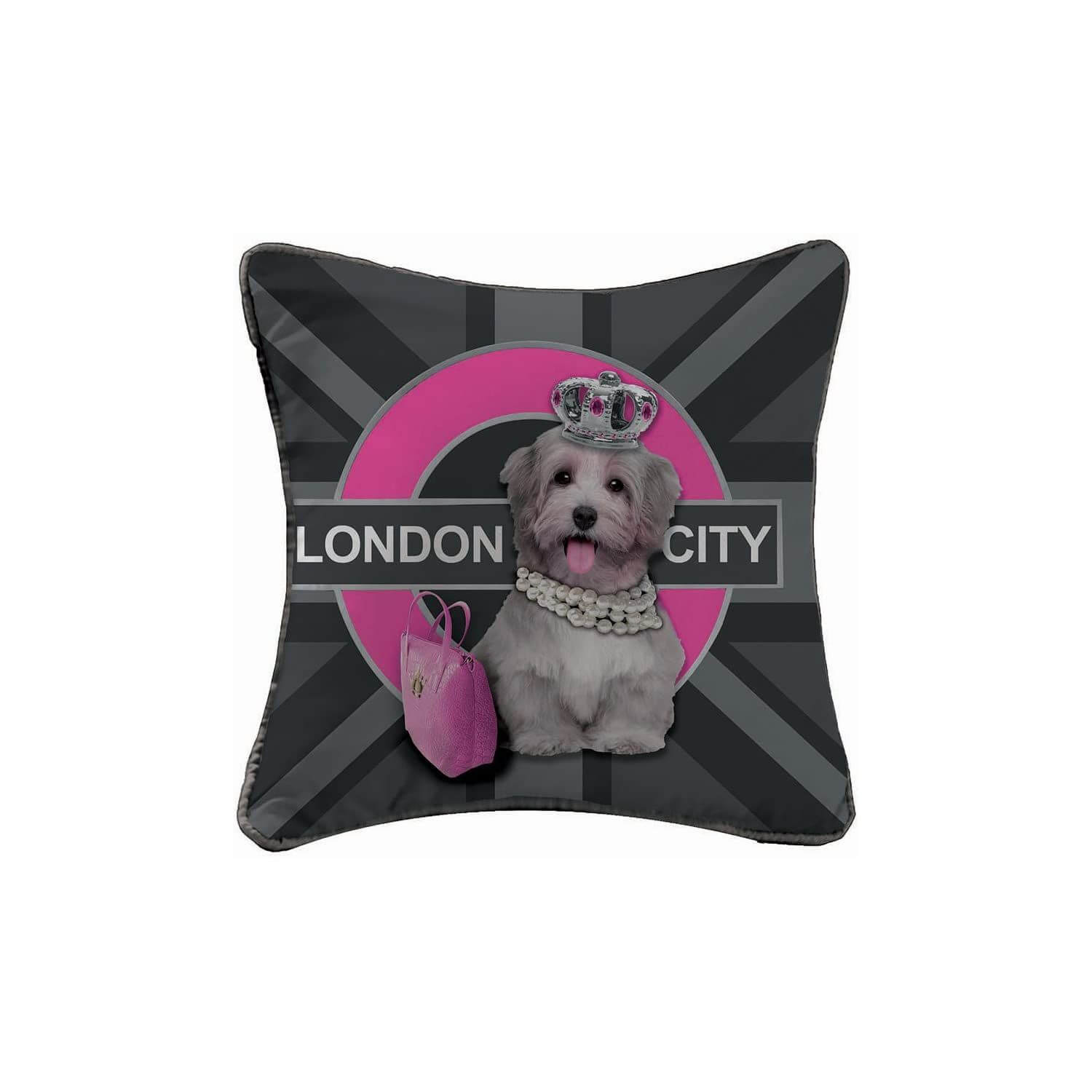 coussin 40 x 40 cm london girl