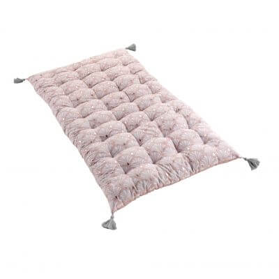 Matelas de sol - 60 x 120 cm - Art déco - Imprimé argenté