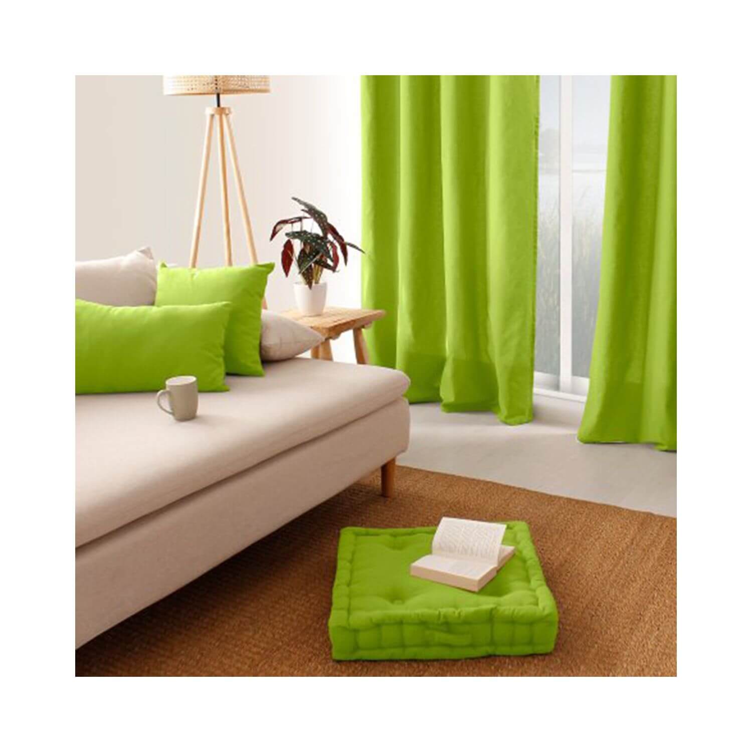Coussin de sol garni - 50 x 50 cm - 100 % coton - Picture 32 of 99