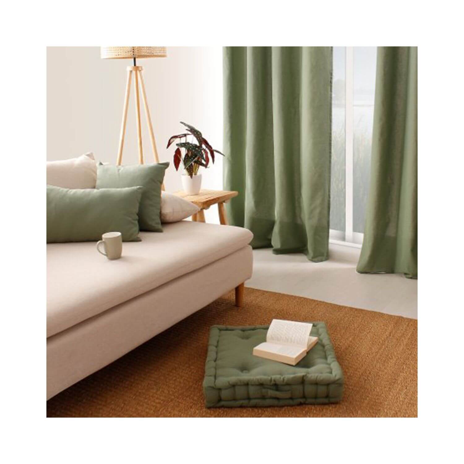 Coussin de sol garni - 50 x 50 cm - 100 % coton - Picture 83 of 99