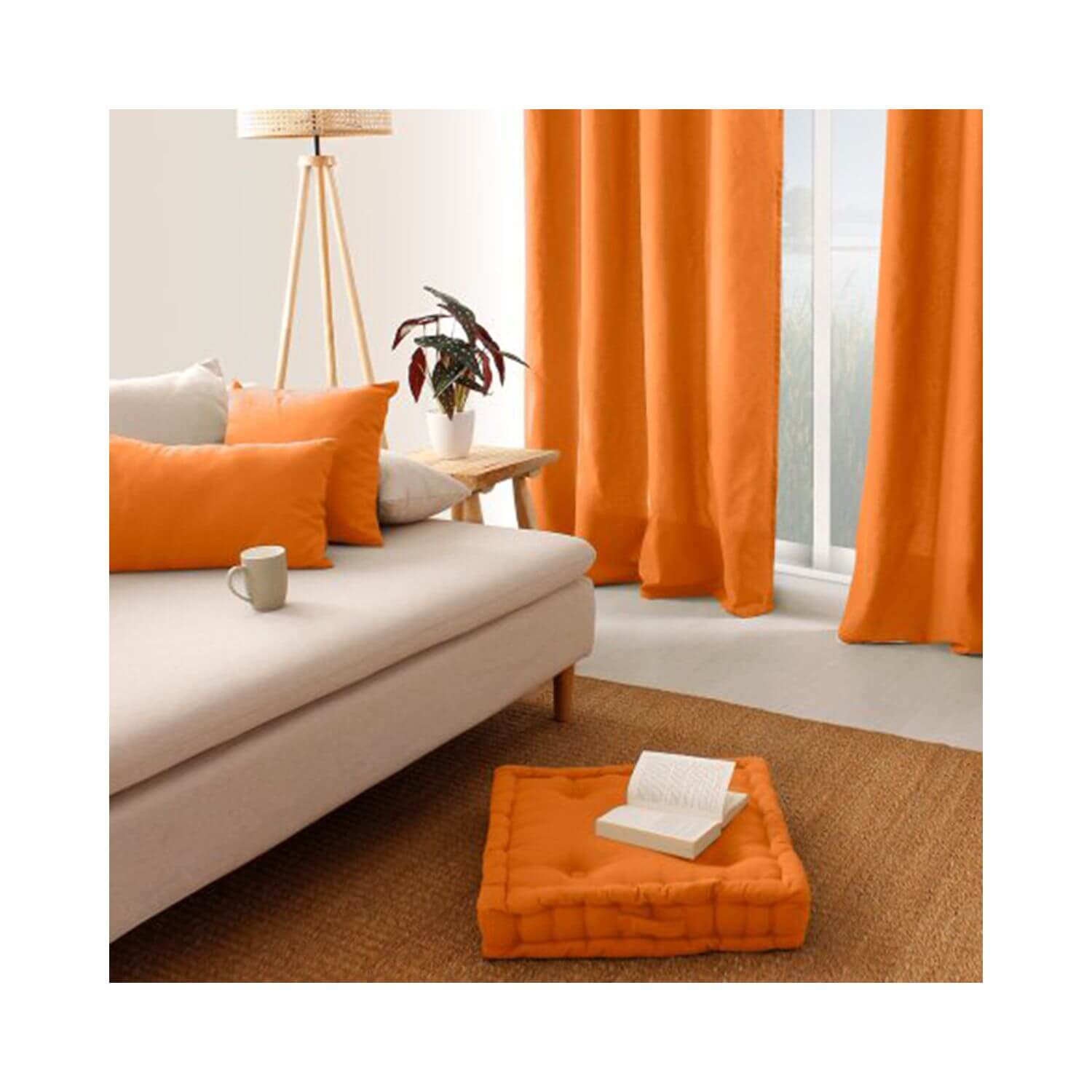 Coussin de sol garni - 50 x 50 cm - 100 % coton - Picture 22 of 99