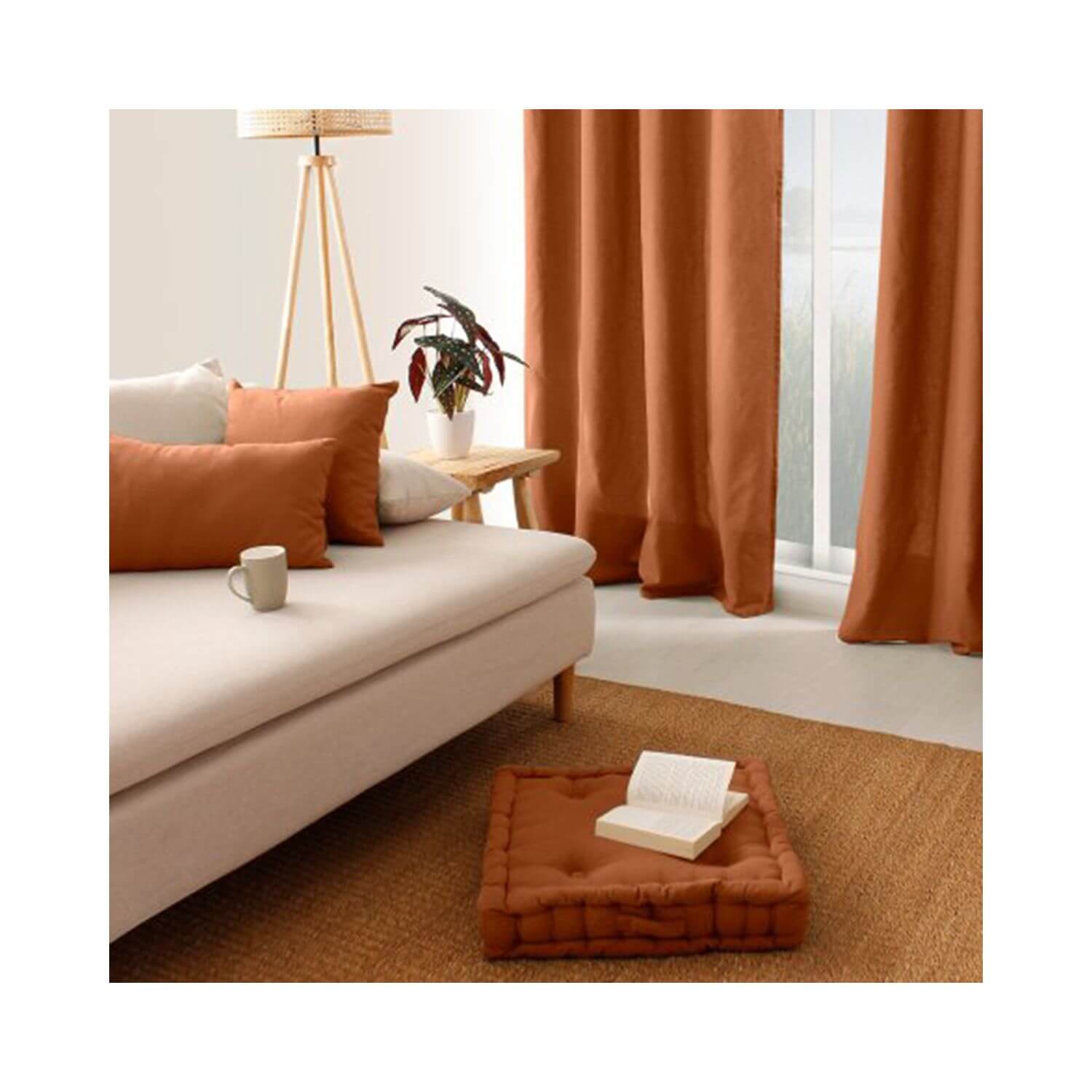 Coussin de sol garni - 50 x 50 cm - 100 % coton - Picture 77 of 99